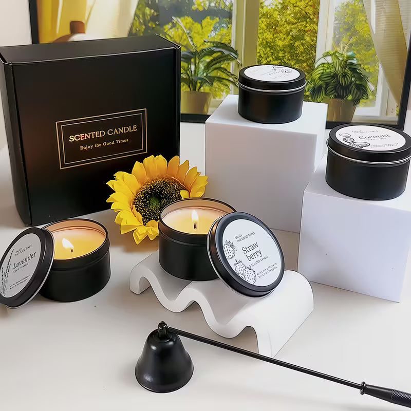 4-Piece Soy Wax Candle Gift Set