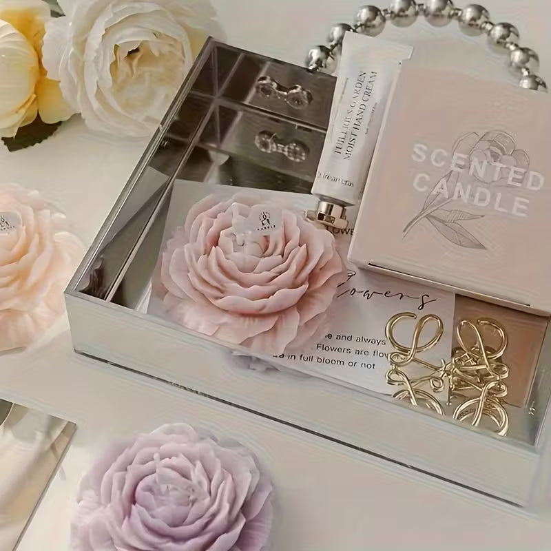 Peony Shaped Scented Candle