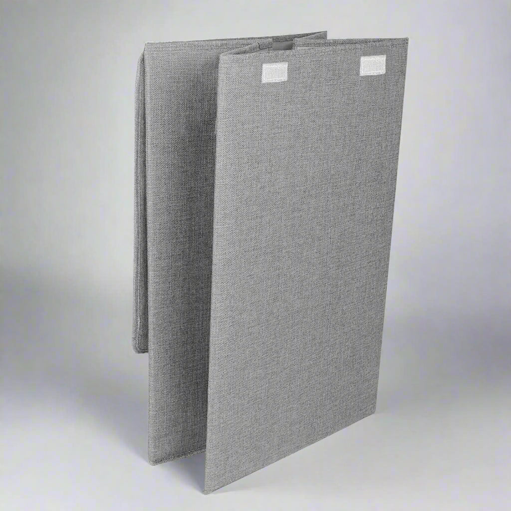  Gray Laundry Basket with Lid